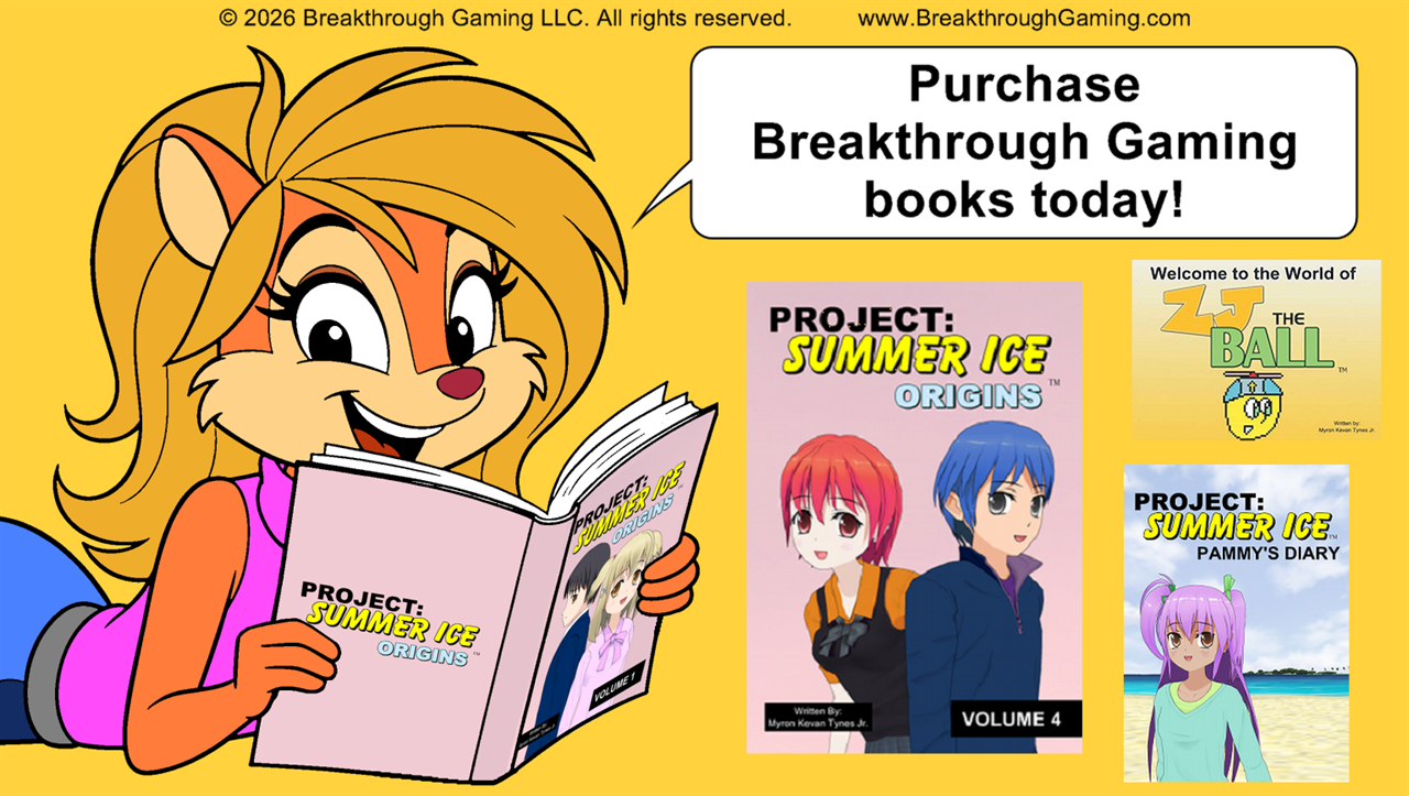 Breakthrough Gaming Book Releases