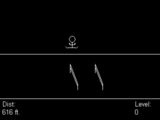 Breakthrough Gaming's Track Screenshot - Christian-themed Retro Arcade Game